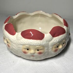 Vintage, Royal Norfolk, Santa, Candy Dish, Candle Holder